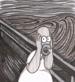 Pixelated Abstraction Of Dadaism Wallpaper