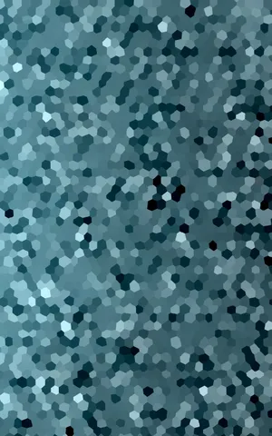 Pixelated Gradient Blue Hexagon Wallpaper