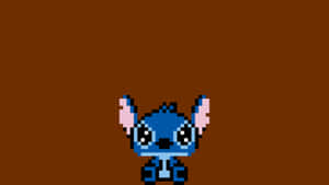 Pixelated Stitch Graphic Wallpaper