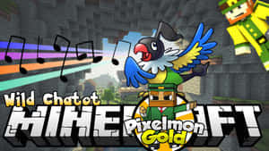 Pixelmon Gold Chatot Wallpaper