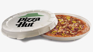 Pizza Hut Eco-friendly Round Box Wallpaper