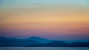 Placid Sunset Sky Wallpaper