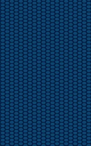 Plain Blue Honeycomb Design Wallpaper