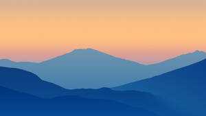 Plain Mountain Art Wallpaper