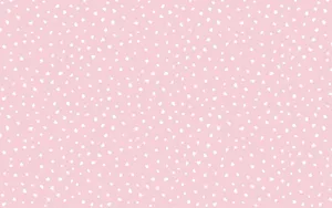 Plain Pink Polka Dot Pattern Desktop Wallpaper
