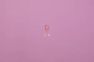 Plain Pink Ribbon Breast Cancer Awareness Wallpaper