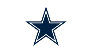 Plain White Backdrop Dallas Cowboys Logo Wallpaper