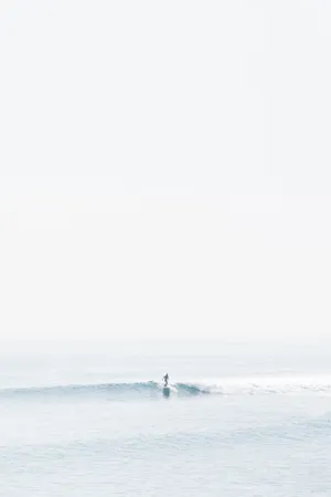 Plain White-themed Beach Wallpaper