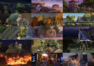 Planet 51 Collage Wallpaper Wallpaper