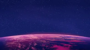 Planet Vegeta Cosmic View Wallpaper