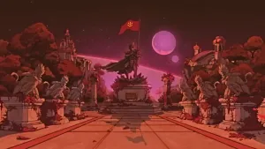 Planet Vegeta Royal Palace Nighttime Wallpaper