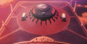 Planet Vegeta Saiyan Spaceport Wallpaper