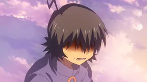 Planet_ With_ Character_ Closed_ Eyes Wallpaper