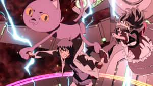 Planet With Epic Battle Scene Wallpaper