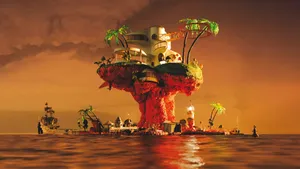 Plastic Miniature Island Wallpaper