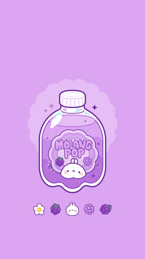 Plastic Molang Bottle Wallpaper