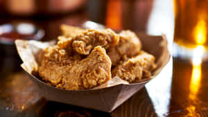 Plated Chicken Tenders Wallpaper