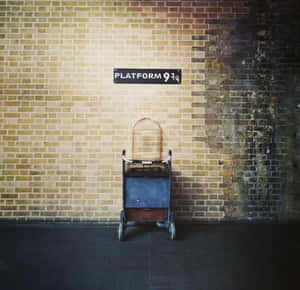 Platform 9 3/4 At King's Cross Station Wallpaper