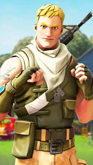 Play Fortnite With Jonesy Wallpaper
