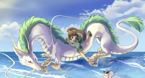 Play In The Sea Sen To Chihiro No Kamikakushi Wallpaper