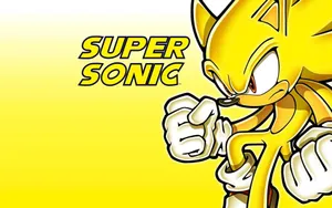 Play Super Sonic: The Hedgehog And Save The World Wallpaper