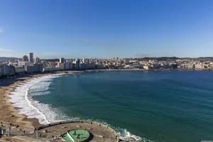 Playa Del Orzan Corunna Wallpaper