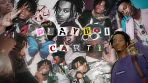 Playboi Carti Aesthetic Collage Wallpaper