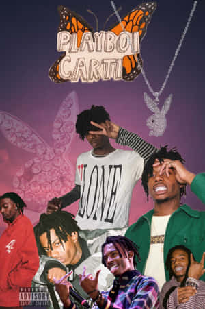 Playboi Carti Captivates The Audience With His Performance Wallpaper