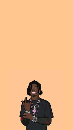 Playboi Carti Hd Beige Wallpaper