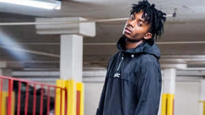 Playboi Carti Looking Stylish On Pc Wallpaper