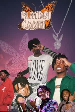 Playboi Carti Looks Effortlessly Cool In This Hd Poster. Wallpaper