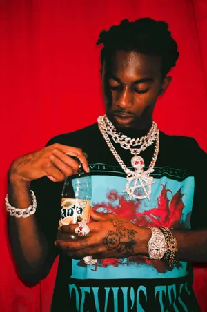 Playboi Carti Pfp Drinks Fanta Wallpaper