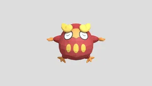Playful Darumaka, Pokemon's Furry Fire-type Wallpaper