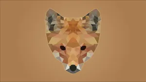 Playful Fox In A Lush, Vibrant Landscape Wallpaper