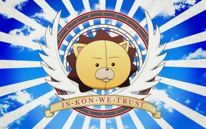 Playful Kon From Bleach Anime Series Wallpaper