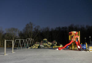 Playground At Night Wallpaper