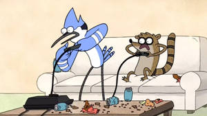 Playing Regular Show Wallpaper