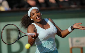 Playing Serena Williams Wallpaper