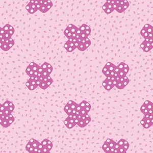 Plus Big Pink Pattern Wallpaper