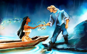 Pocahontas And John Smith Wallpaper