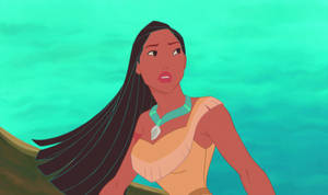 Pocahontas In Canoe Wallpaper