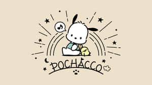 Pochacco Cartoon Dog Illustration Wallpaper