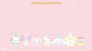 Pochacco In Green Bunny Suit Wallpaper