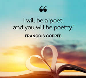 Poetand Poetry Inspirational Quote Wallpaper