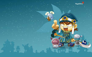 Pointing Maplestory Wallpaper