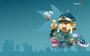 Pointing Maplestory Wallpaper