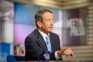Pointing Mark Sanford Wallpaper