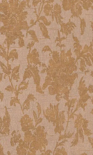 Poised Portrait Brown Design Wallpaper