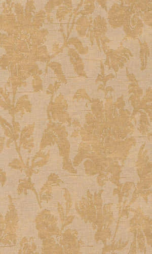 Poised Portrait Golden Design Wallpaper