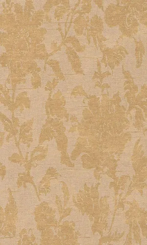 Poised Portrait Golden Design Wallpaper